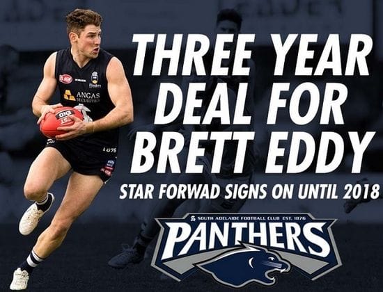Brett Eddy Signs On Until 2018!